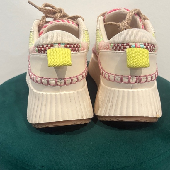 Dolce Vita Multicolor Woven Platform Sneakers - Picture 3 of 5